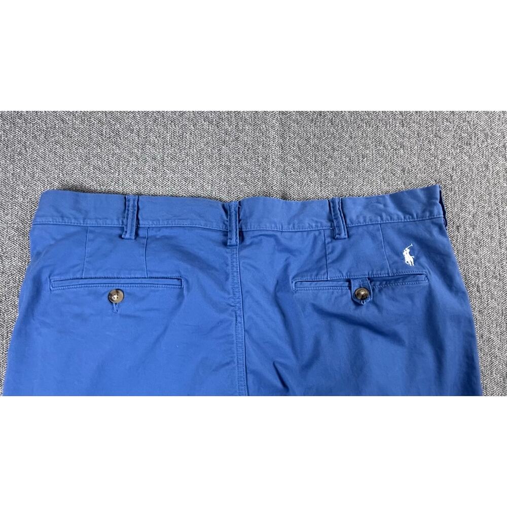 Polo Ralph Lauren Men's Sz 38/30 Blue Chino Pants Trousers Stretch Cotton - Picture 7 of 12